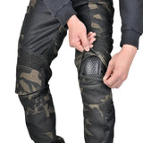 Loong Biker Motorcycle Riding Pants Summer Motocross Super Fit Slim Protection Jeans Mesh Breathable Casual Camouflage Trousers