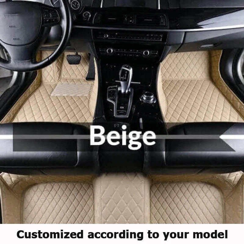 Custom Made Leather Car Floor Mats For Volkswagen VW Passat B6 2007 2008 2009 2010 2011 Carpets Rugs Foot Pads Accessories