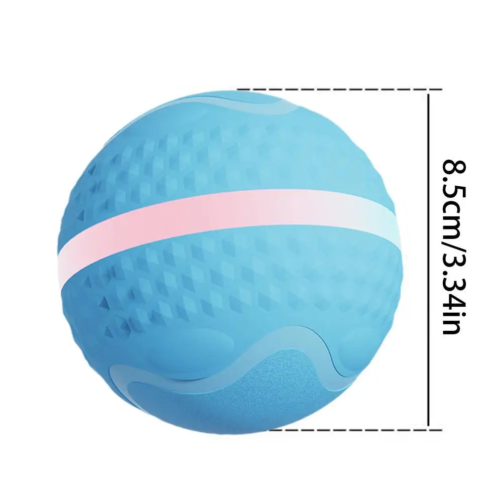 Moving Dog Toy Smart Interactive Pet Ball Automatic Moving Ball Rotating Waterproof Dog Chew Toy Ball for Backyard Park Garden