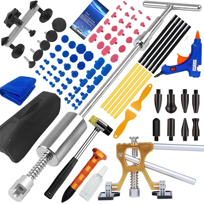 Car Dent Repair Kit Car Body Paintless Dent Puller Suction Cup Tools for Automotive Workshop Car Accsesories Complete Tool Kit