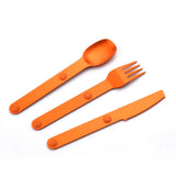 3-In-1 Camping Utensils Set Hot Sale Connect Magnetic Cutter Fork Spoon Flatware Camping Cutlery Travel Carry Kits Parts