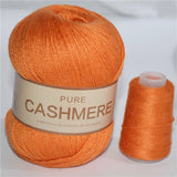 Pure Natural Mongolian Cashmere Yarn Crochet Lana para tejer knitting wool Yarn Baby laine Yarny Knit Thread Hand-Weaving 8sets