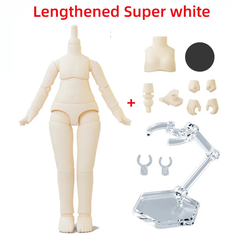 New YMY Body Joint Doll DIY Boy girl Body for obitsu 11, GSC Head, Ob11,1/12BJD Doll Accessories Toy Replacement Joint Hand