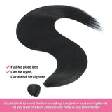 Bone Straight Hair Bundles Salon Natural Hair Extensions Fake Fibers Super Long Synthetic Yaki Straight Hair Weaving Full to End