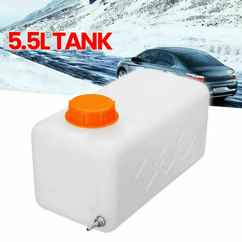 White 5.5Liter Fuel Oil Gasoline Tank Fits For Auto Car Truck Air Diesel Parking Heater Fuel Supply System Tanks