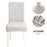 Jacquard Fabric Chair Cover Universal Size Chair Covers for Dining Room Wedding Office Banquet Seat Slipcovers Home Decor 1PC