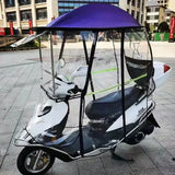 Electric vehicle canopy tricycle fully enclosed windshield rain proof car canopy sun protection sun shading motorcycle raincoat