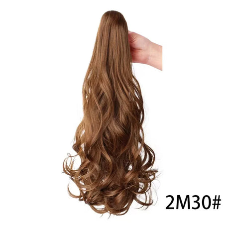 Ponytail Extension Wavy Curly Ponytail Hair Extension Synthetic Hair Extensions Ponytail Drawstring Hairpieces for Women