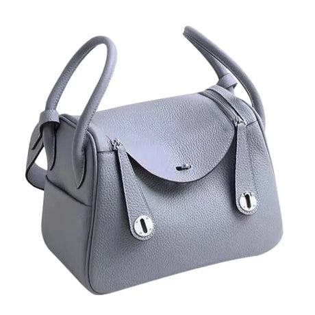 100% Cow Leather Lady Lindi Bag Brand Shoulder Messenger Bag Luxury Handbags Women Genuine Leather Luxury Designer Doctor Bag