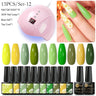 Mtssii  13/16Pcs Gel Nail Polish Set With 36W UV Lamp Dryer Manicure Kit Semi Permanent Soak Off Base Top Coat Nail Art UV Gel