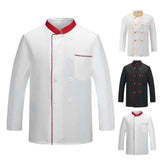 Cool Uniform Quick Dry Chef Jacket Lint-free Unisex Adult Kitchen Chef Coat  Cooking Clothes