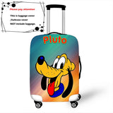 Disney Cartoon Pluto Mickey Thicken Luggage Suitcase Protective Cover Protect Dust Bag Trolley Cover Travel Accessories