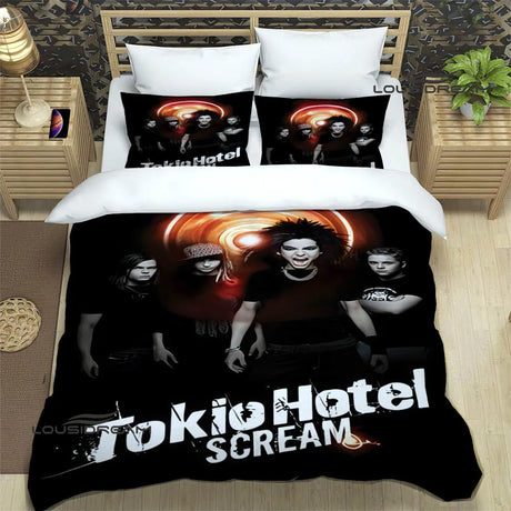 Tokio Hotel band printed Bedding Sets exquisite bed supplies set duvet cover bed comforter set bedding set luxury birthday gift