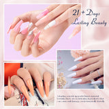 Phoenixy Soak Off Nail Gel Polish With Lamp Poly Nail Gel Extension Kit Nail Art DIY Tools Decoration Manicure Starter Set