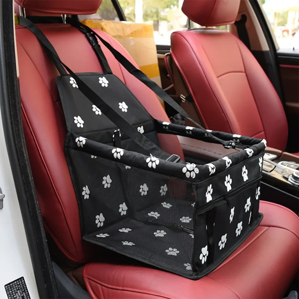 Pet Dog Car Carrier Seat Bag Waterproof Basket Folding Hammock Pet Carriers Bag For Small Cat Dogs Safety Travelling Mesh bag