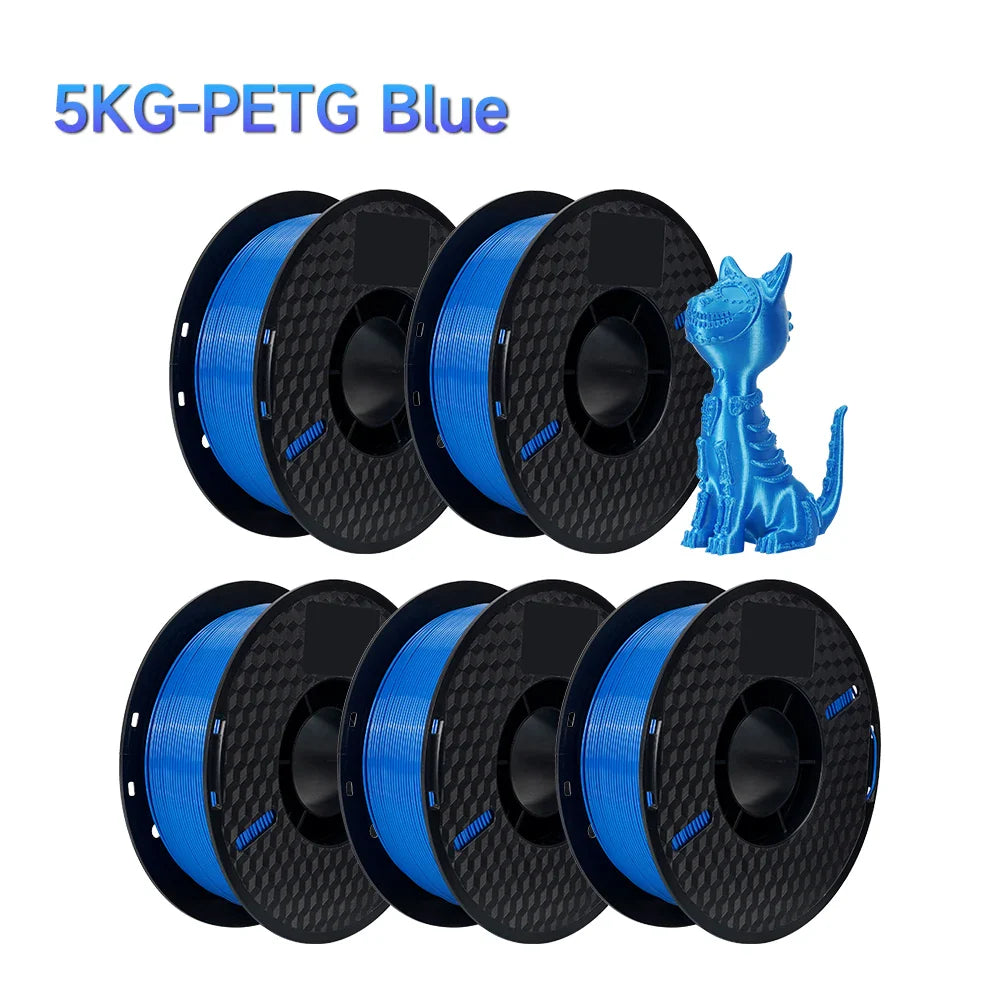 5kg/set PLA/PETG/TPU Filament 1.75MM 3d Printer Filament Materials 100% No Bubble Plastic Printing Materials for 3d Pen