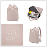 Laptop Backpack For Women Business Travel Bag Outdoor Notebook Backpacks 14 Inches Large Thin Waterproof Computer Back Pack Pink