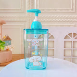 Sanrio Candy Color Soap Bottle Hello Kitty Cinnamoroll Girly Heart Press Bottle Bathroom Shower Gel Shampoo Dispensing Bottle