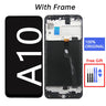 pantalla for samsung galaxy a10 lcd a10 a105f A105m screen replacement Mobile Phone Lcds for Samsung A10 display with frame