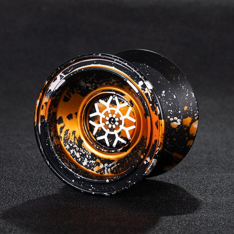 Yoyo Professional Magic Yoyo Metal Yoyo With 10 Ball Bearing Alloy Aluminum High Speed Unresponsive Yo Yo Classic Toys For Kids