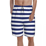 Mondrian Line Board Shorts Colorful Plaid Board Short Pants Hot Men Comfortable Print Swim Trunks Big Size