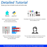 Freenove Ultimate Starter Kit for BBC micro:bit V2, 316-Page Detailed Tutorial, 225 Items, 44 Projects, Blocks and Python Code