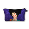 Fashion Lady Painting Print Cosmetic Bag Woman Portable Travel Makeup Storage Bags Afro Girl Cosmetic Case Lipstick Holder Bag