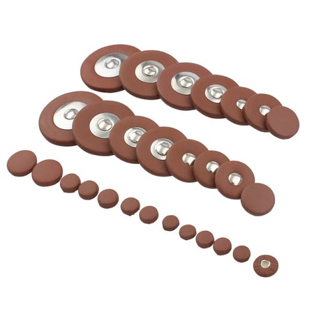 Saxophone Pads  Universal Button Leather Pads Woodwind Instrument Accessories for Tenor Alto Soprano Sax Musical Instrument Part