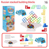 Balance Stacking Board Bricks Kids Adults Tower Block Toys for Family Parties Baby Girls montessori Puzzle Games Building blocks