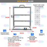 EATX Gamers Cabinet MOD Large Open PC Case Frame Rack Aluminum Creative DIY Desktop Gaming Computer Chassis Water Cooling