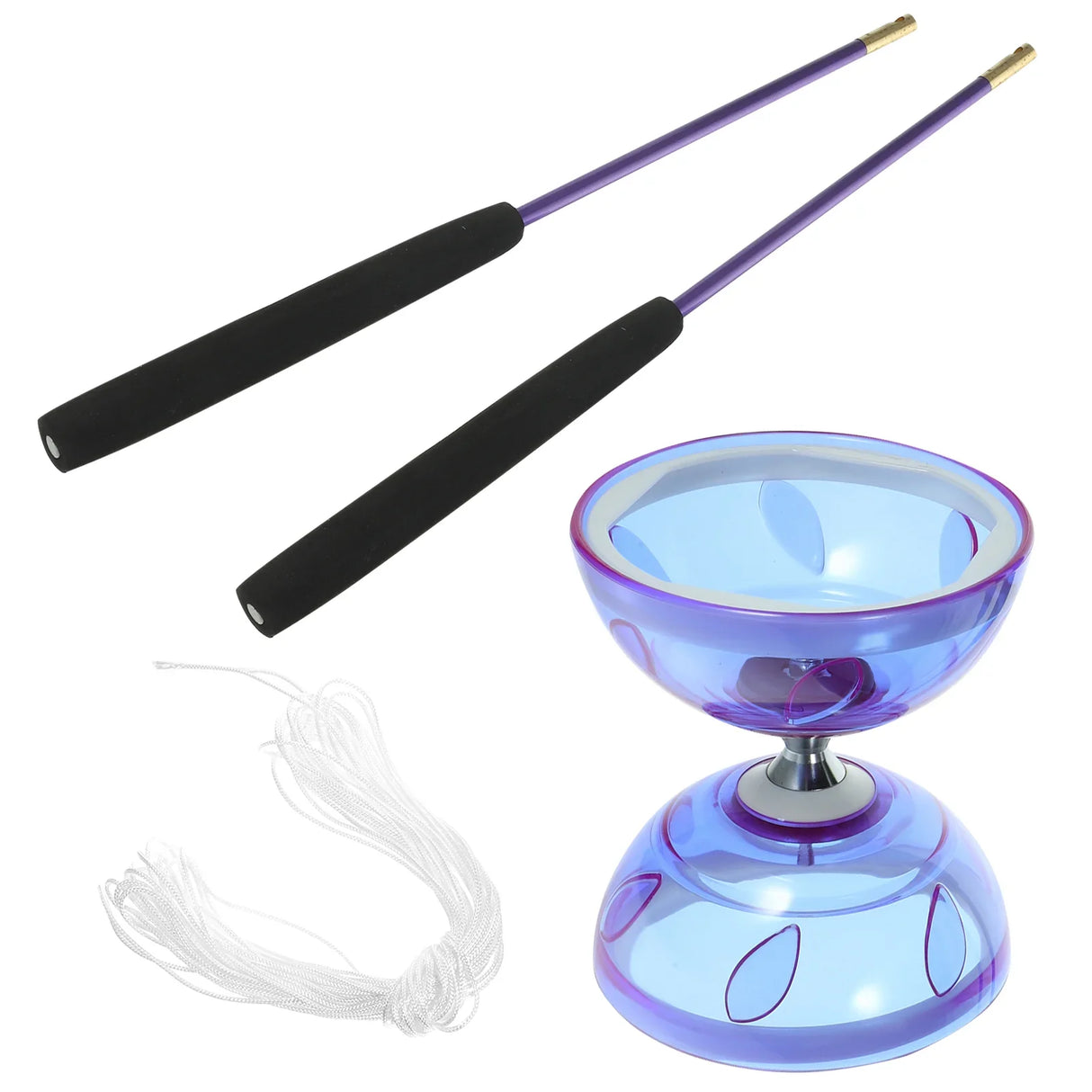 Diabolo Yoyo Chinese Toy Kids Bearing Set Plastic Toys Sticks Triple Juggling Professional Fitness Ball Yo Spinning