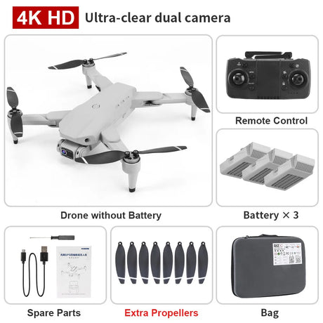 L900 PRO Drone 4K Professional 5G WIFI FPV GPS HD Camera Photography Brushless Foldable Quadcopter 1200M RC Toy Gift