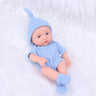 20CM Reborn Baby Doll Toddler Real Soft Touch Mini Soft and Full Body Silicone Reborn Toddler Doll lifelike Newborn Doll Toys