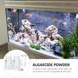 2 Bottle Removing Moss and Algae Tablets Fish Tank Cleaner Aquarium Algaecide Detergent Algin Removal