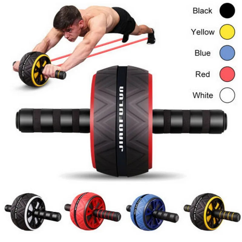 2022 New Ab Roller No Noise Abdominal Wheel Ab Roller Stretch Trainer For Arm Waist Leg Exercise Gym Fitness Equipment