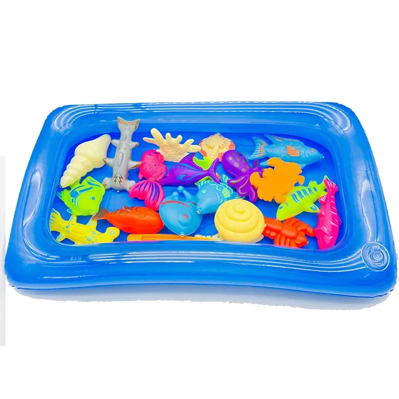 Fishing Toy Children Puzzle Boys And Girls Pool Set Of Magnetic Fishing Rod 2-Year-Old 3-Year-Old 4-Year-Old 5-Year