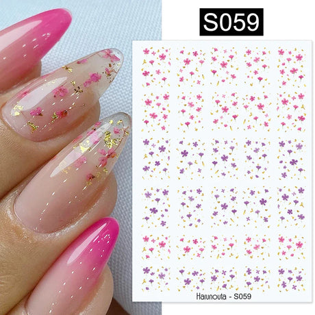 3D Silver Frame Nail Sticker Silver Bronzing Stripe Lines Sliders For Nails Tribal Pattern Decals Marble Blooming Nail Tattoos