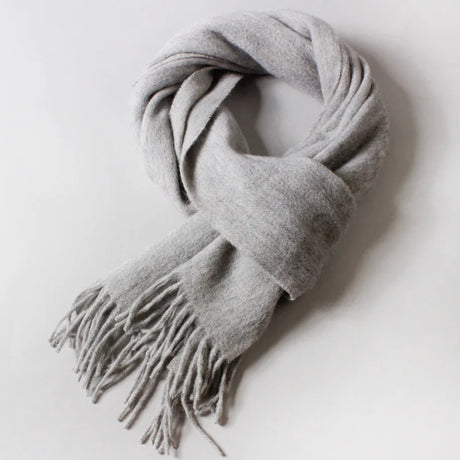 100% Wool Scarf for Men Cashmere Wool Scarf Pashmina Bandana Shawls Winter Women Wool Scarf 30*180CM