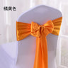 10/100pcs Satin Chair Bow Sashes Wedding Chair Knots Ribbon Butterfly Ties For Party Event Hotel Banquet Home Decoration