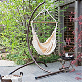 Tassels Hammock Garden Patio White Cotton Swing Chair Bedroom Romantic Indoor Outdoor Hanging Bed Beach Hammocks Chair