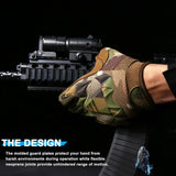 Tactical Gloves Airsoft Military Men Combat Working Shooting Hunting Full Finger Glove Paintball Driving Rubber Protective Gear