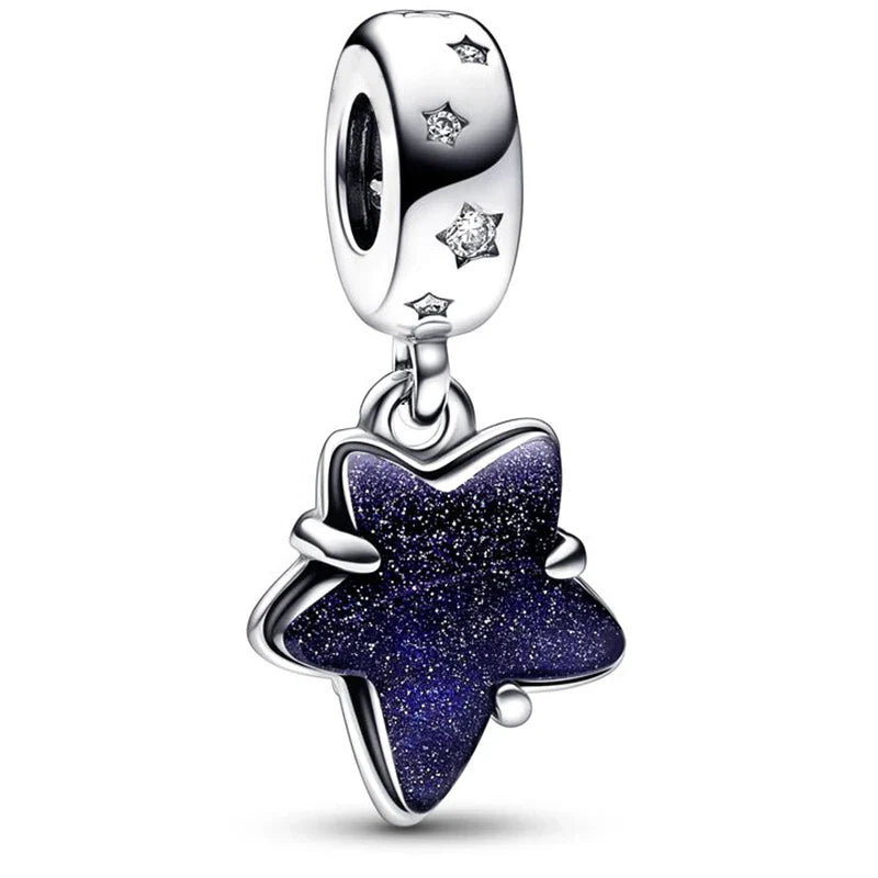 10Pcs/lot Hot Sale Star Moon Astronaut Charms Beads Pendant Fit DIY Bracelets Bangles Jewelry For Women Men Jewelry Gift Pulsera