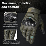 Tactical Touch Screen Full Finger Gloves Army Military Combat Paintball Airsoft Hunting Shooting Anti-Skid Protective Gear Men