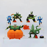 8pcs Japanese Anime Dragon Ball Cell Ultimate Shape Super Saiyan Action Figures Pvc Collectible Model Toys For Kids Gifts