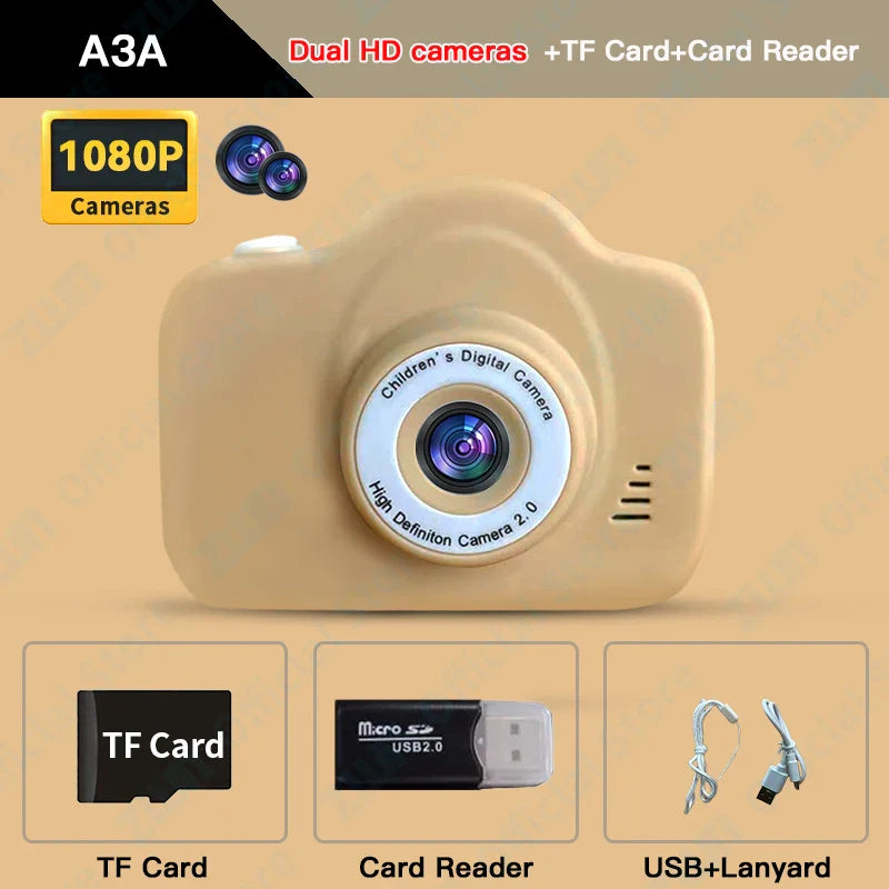 Children 1080P HD Digital Camera Toys Instant Print for Kids Thermal Print Camera Instant Print Photo Video With 32G Memory Card