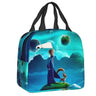 Custom The Little Prince Birds And Stars Lunch Bag Men Women Thermal Cooler Insulated Lunch Box for Adult Office