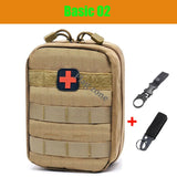 Tactical Molle First Aid Kit Survival Bag Emergency Pouch Military Outdoor Travel Waist Pack EDC Hunting Camping Lifesaving Case