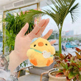 8-10cm Cute Little Yellow Chicken Pendant Plush Toy Doll Net Red Chick Mini Bag Pendant Keychain Doll Plush Toy Doll