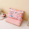 1 Pc Short Plush Baby Pillow Case With Zipper Double-sided Use Children's Pillow Case 100% Cotton Kindergarten Nap Pillow Cover