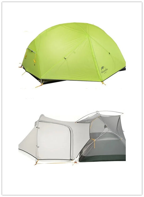 Naturehike Mongar 2 Camping Tent Double Layers 2 Person Waterproof Ultralight Dome Tent